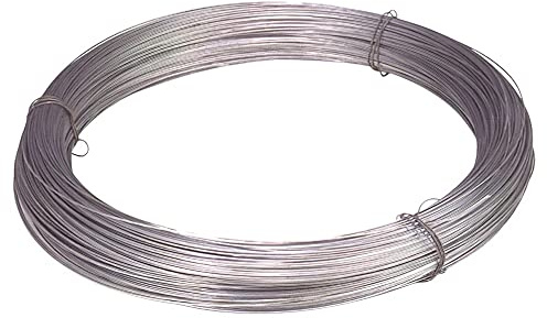 Verzinkter Draht, 5 kg, Durchmesser 4 mm, ideal für Zäune und Strukturen, korrosionsbeständig und langlebig im Außenbereich.