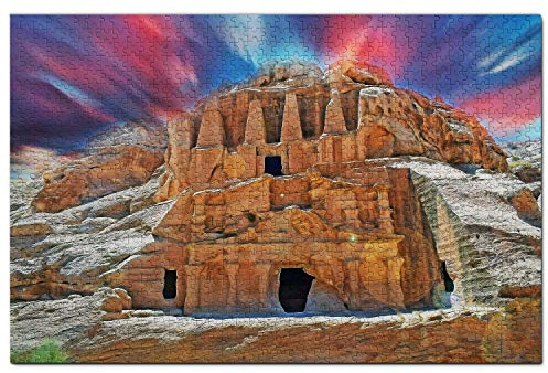 Jordan-Puzzle, 2000 Teile, Petra-Jordanien-Puzzle, Spielkunst, Reisesouvenir, 70 x 100 cm