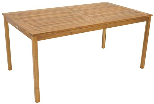 DEGAMO Gartentisch Holztisch Maracana 160x190cm, Akazienholz geölt