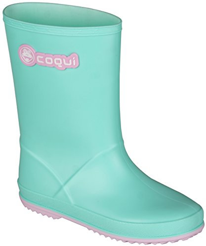 Coqui Kids Rainy Boot Junior-Mint/Candy Pink-34