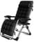 DQCHAIR Terrassenstühle Liegestühle Schwerelosigkeit Chaise Lounges Garten Schaukelstuhl Für Strand Camping Unterstützt 200 kg (Color : Black)