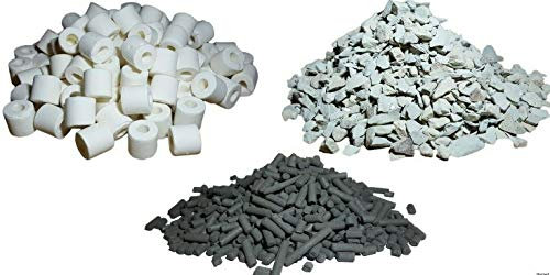 TM Aquatix FILTER MEDIA AQUARIUM CARBON LAVA ZEOLITE BIO CERAMIC RINGS FISH TANK POND Weight: 500g, Media:: Bio Cermic Rings