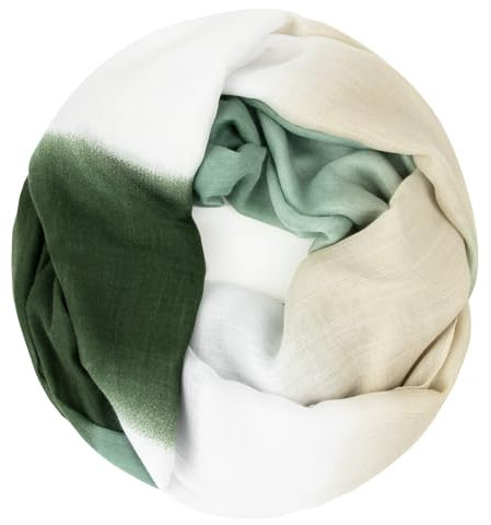 Gloop Damen schal leichter Langschal Loop Schlauchschal Tuch Viele Farben