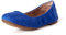 Amazon Essentials Women's Belice Slip On Ballet Flat, Dark Blue, 7.5 UK
