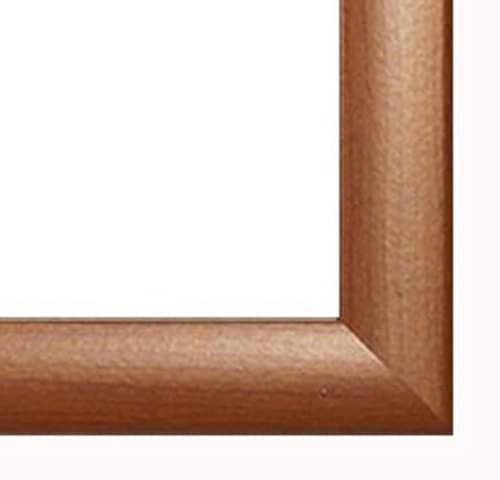 Olympia MDF Bilderrahmen Posterrahmen 48x34 cm Farbwahl Kirschbaum Dekor 34x48 cm mit klarem Kunstglas