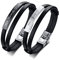 Her Weirdo His Crazy Paar Armbänder, Unisex Inspirational Schmuck Doppelschichten PU Leder Armband Sein und Ihr Distanz Matching Set Für Weihnachten Jubiläum Hochzeit Geburtstag Valentinstag