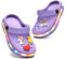VIYEAR Kinder Jungen Mädchen LED Clogs Süße leichte Sommer Hausschuhe Garden Beach Sandalen, 25 EU,Lila