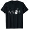 Violoncello Herzschlag Geschenk Instrument Cello Spieler T-Shirt