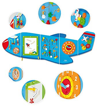 VIGA 50673 Toys-Wandspiel-Flugzeug