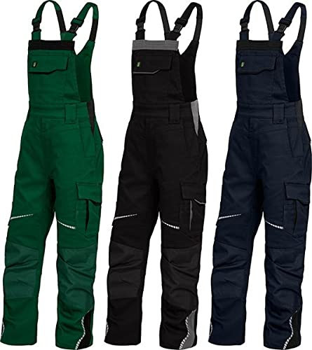 Leib Wächter Flex Line Kinder Latzhose (122-128, Schwarz)