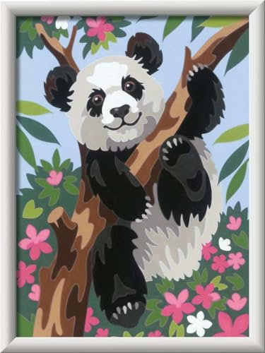Ravensburger CreArt 20161 Peinture par numéros pour Enfants à partir de 9 Ans Motif Panda