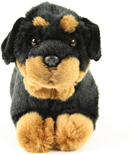 Uni-Toys Kuscheltier Hund Rottweiler 38 cm Plüschtier Stofftier Plüschhund Stoffhund Plüschrottweiler