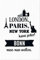 JUNIWORDS Poster, London, Paris, New York kann jeder! Bonn muss man wollen, 40 x 60 cm (1009458)