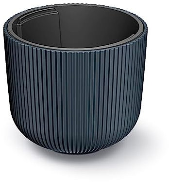 Anthrazitfarbener Pflanzkübel, mit Behälter, Kollektion MILLY, 34,9 x 34,9 x 29 cm, Fassungsvermögen 22 L.