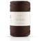 Sensy Premium 5 mm 95 Meters Polyesterseil 100% Polypropylen-Kordel Makramee-Kordel 5 mm Häkeltasche Kordel Makramee Seil Häkelgarn Geschenk für Strickwaren (Braun)