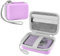Leayjeen Digital Camera Case, Compatible with Umipyiza/Hauyince/Nsoela/Zostuic/Hauyince/JHAMAL/Kodak/Amdeurdi/Umipyiza Digital Camera, PU Hard Carrying Bag with Inner Pocket (Case Only) Purple