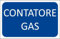 M-ITALY CARTELLO SEGNALETICO - CONTATORE GAS - Adesivo Extra Resistente, Pannello in Forex, Pannello In Alluminio (15x10, Adesivo)