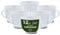 Level One 12 Stück Kaffeetasse 250ml aus hochwertigem Porzellan, Kaffeetasse in weiß, Kaffeebecher mit Henkel, Spülmaschinen- & Mikrowellengeeignet