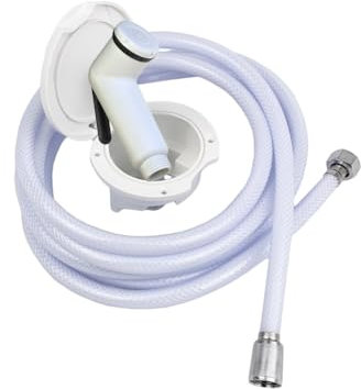 ARMERIAONLINE SINCE 1999 kit Doccetta con tubo da campeggio Giardino piscina Bidet a mano per bagno barca a vela WC Doccia a Mano Idroscopino Camper roulotte