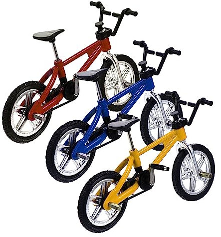 CORHAD Miniatur Finger Mountainbike Spielzeug 3 Stück Aus Legierung Kleine Größe Leicht Für Fingerspitzenbewegungen Und Fingerkoordination Party Und Geschenk