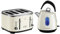 Russell Hobbs Stylevia Cream Kettle & 4 Slice Toaster