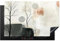 KitchenYeah© Protège Plaque Induction 81x52 cm Deco Cuisine Accessoire Pratique Protection De Vitroceramique Kitchen Gadget Wabi Sabi - Beige - Plante
