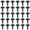 TVAAGHBCBR 50 Pcs 5mm Black Torx Screw Car Engine Under Cover Splash Guard Self-tapping Screws Compatible With Audi A4 A3 A5 A6 A7 A8 Q5 VW Golf Passat
