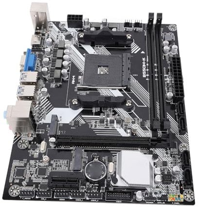 B550M-K Gaming Placa Base AM4 CPU Scoke DDR4 64GB NVME M.2 PCIE 3.0 USB 3.0 HD VGA con TPM 2.0 Boot Seguro para RYZEN 1000-5000 Series