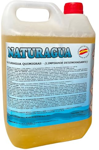 Limpiador Desengrasante para Línea de Flotación Piscinas – Formato 5L | Elimina Grasas, Cremas y Aceites Corporales | No Espumante | Uso Directo sin Diluir | Apto para Gresite, Liner y Poliéster