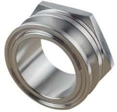 JIEYUZYUO 5 2 Tri Clamp, Cloison Sans Soudure, Inox 304, Réservoir D'Eau, Canette de Bière, Bouilloire, Raccords de Tuyauterie, Brassage Maison/2Inch/ Size