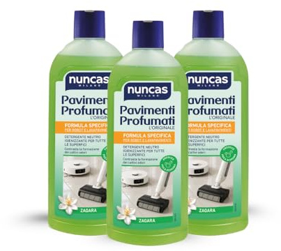 Nuncas Pavimenti Profumati Detergente Robot - Zagara - Multipack 3 x 500 ml
