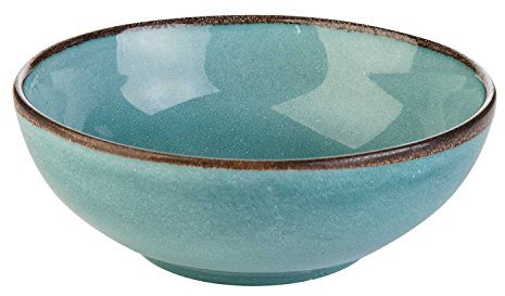 Keramik Bowl | Steinzeug | Blau | Casual | Round | Mikrowellengeeignet | 16,5 cm