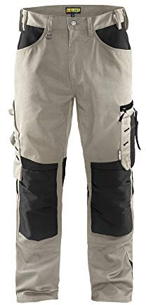 Blaklader 155618602799D108 Handwerker Arbeitshose ohne Nageltaschen, Steingrau/Schwarz, Größe D108