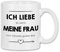 wowshirt Tasse Ich liebe es wenn meine Frau mich Eishockey gucken lässt Liebhaber, Farbe:White - White