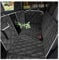 VSPETCC Dog Car Seat Cover,100% Waterproof with Mesh Window And Storage Pocket,Durable Scratchproof Nonslip Dog Hammock with Universal Size Fits for Cars/Trucks/SUV