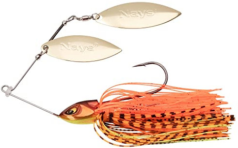 Nays MZ RNNR Size L 18g Spinnerbait Hardbait Blechköder Spinner Maze Runner zum Raubfischangeln auf Hecht Zander Barsch (D-03)