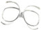 PULAITEJ Skibrille Rx Einsatz Optischer Adapter Biegbare Snowboardbrille Universal Innenrahmen Verschreibungspflichtige Skibrille für Skisport