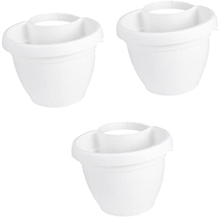 Amosfun 3stücke Hängender Pflanzen Topf Aus Fallrohr Praktischer Und Stabiler Blumentopf Für Wandmontage Für Gärten Badezimmer Und Kleine Räume