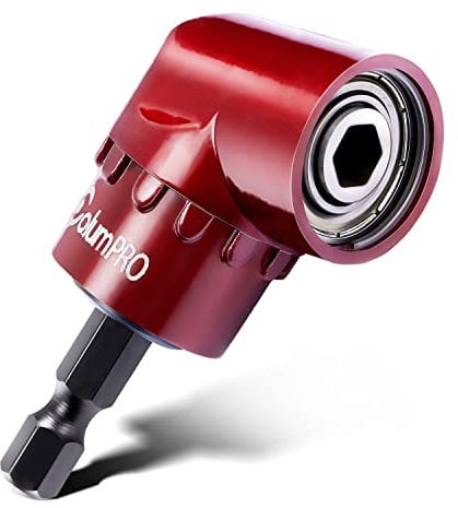 ColumPRO 105° Winkelschrauber ,Rechtwinkliger Bohrer,Rechtwinkliger Stahlwinkeltreiber, mit 1/4-Zoll Magnetischen Bit Halter,Schnellwechselantrieb und magnetischer Bit-Stecknuss-Adapter