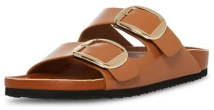 Madden Girl Damen Bodiee Schiebe-Sandalen, Caramel, 39 EU