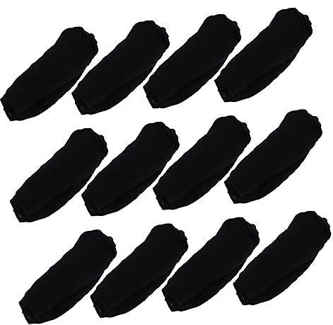 12 Pezzi Mutandine in Nylon Nero Elasticizzato Assorbenti Riutilizzabili | Vita ad Alta Elasticità, Traspiranti e Riutilizzabili, Taglio Brief, per Breve Incontinenza e Post Parto