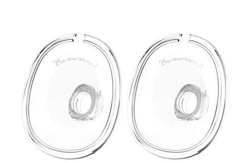 Breast Pump Parts Flange Shield 24mm Replacement Accessories Portable Compatible with Lansinoh NCVI Nuliie NICEGREEN Life S32, 2 Pcs