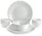 HIMANSH STORE Opalware Dazzle Tropical Lagoon Service de table 13 pièces Blanc