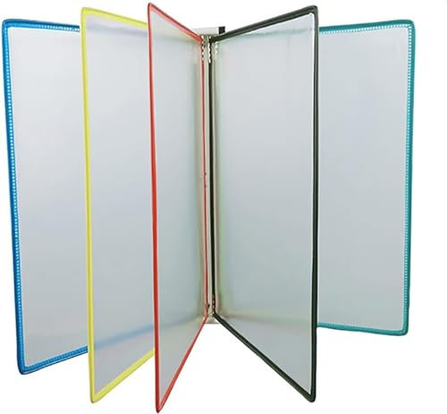 Wandmontierter Aktenhalter, Flipchart-Ständer, magnetischer, an der Wand montierter Zeitschriftenständer, Aktenhalter, A4-Schilderständer, mehrfarbig