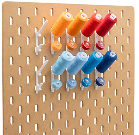 (x10 pack) Nähgarne und Unterfaden halter für IKEA Skadis Zubehör