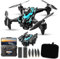 SGM 8K Camera Drone, Foldable WiFi Drone with 360° Obstacle Avoidance, 3 Cameras, Brushless Motor, 360° Rotation Stunt, Storage Bag & 2 Batteries, Long Flight Time, Ideal for -SGM SK12MAX