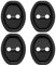 4 Pièces Couvercle de Serrure de Porte de Voiture, pour Cupra FORMENTOR 2020-2025 Garde Loquet Cap Autocollant Boucle Anti-Corrosion Boucle de Verrou en Acier Inoxydable