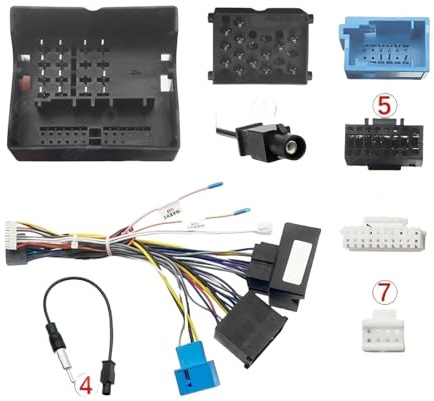 Faisceau de câbles d'autoradio Canbus Box Compatible pour BMW E39 E46 E53 1998-2014, adaptateur Android de rechange