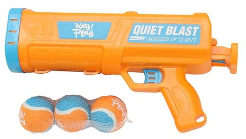 Pyasuye Touchless Tennis Ball Thrower Welpen Spielzeugkugelprojektoren Für Hundeauslöser Ranges Playtimes Und Ergonomischer Ladegriff Einfach Zu Bedienende Hundespielzeugwerfer