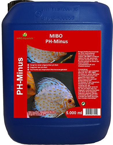 MIBO PH Minus 5000ml Aquarium Wasseraufbereiter PH-Wert Regulator für weiches Wasser